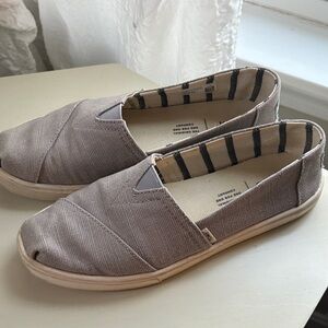 Toms Beige Slip-On Shoes